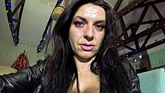 smoking milf dominates in leather joi dirty talk pov!