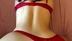 Does my red thong make this ass look huge?