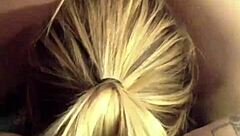 Blonde Milf Pegs and Milks His Ass with Toys