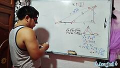19-Year-Old Nerdy Asian Student Learns Trigonometry in Steamy Bedroom Teacher Session
