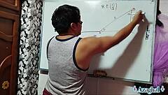 19-Year-Old Nerdy Asian Student Learns Trigonometry in Steamy Bedroom Teacher Session
