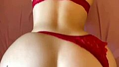 Does my red thong make this ass look huge?