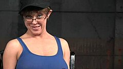 Breast-Bonded Sub Screams from Vibrator Torment!