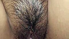 creamy latina's tight juicy pussy drips with pleasure