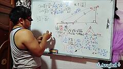 19-Year-Old Nerdy Asian Student Learns Trigonometry in Steamy Bedroom Teacher Session