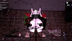 infiel bunny begs for urgent big black cock pounding