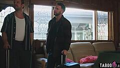 Travel Pals Double Penetrate Horny Asian Milf Ember Snow in Sleazy Motel