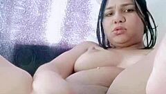 Bold Latina Milf Ravages Hairy Pussy with Lovense Toy Frenzy