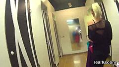 I'm teasing this adorable Czech girl in supermarket before POV ride