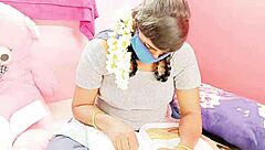 naughty schoolgirl tempts with first dirty telugu fuck talk