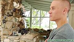 Cute petite Lily Jordan tricked into threesome with boyfriend and friend reaching multiple orgasms