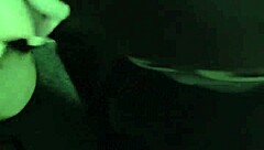 goth babe sensually licks and swallows cum gagging deep