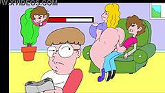 relaxing flashes and erotic play on the cozy couch