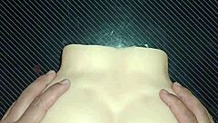 candy's tight asshole creampie every angle dripping cum