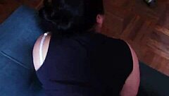 Chubby Latina BBW Bent Over Doggystyle Pounding