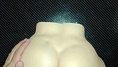 candy's tight asshole creampie every angle dripping cum