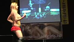 Public Stage Cock Sharing Ignites Wild Outdoor Sex Fair Frenzy