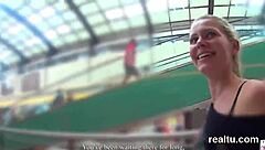 I'm teasing this adorable Czech girl in supermarket before POV ride