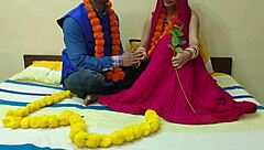 Newlywed Desi Beauty's Passionate First Night Ride