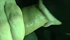 goth babe sensually licks and swallows cum gagging deep