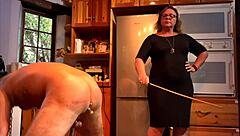 Mistress April's Outdoor Garden Bondage Workout Enema Domination