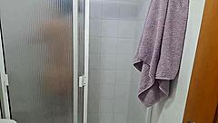 i jerk off spying hot latina shower, she craves my cock!