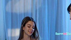 Tiny Pussy Teen Stepsis Rides Brother's Monster Cock Cowgirl Hard