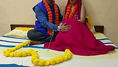 Newlywed Desi Beauty's Passionate First Night Ride