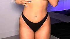 Horny Lingerie Slut Fingers Pussy to Explosive Orgasm