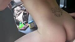 Skinny Hooker Fucked Bent Over Then Ass Cumshot on Camera