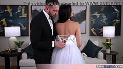 roxie slips into sloppy lingerie heels quick fuck