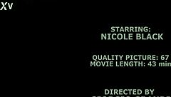 Nicole Black's Gaping Ass Takes Monsters Balls Deep DAP Facial