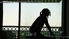 bigtittygothegg rides dildo on her shaved big ass