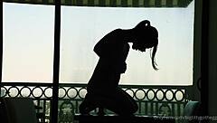 bigtittygothegg rides dildo on her shaved big ass