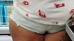 flashing happily waiting for lover's visit