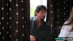 cassidy klein nuru massage explodes hardcore pussy fuck!