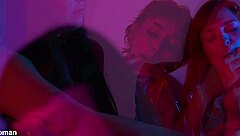 Redhead Femdom Demands Foot Worship from Bound Slave