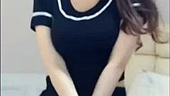 sexy babe chi danny dances hot on webcam