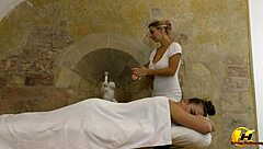 Katerina Hartlova Oils Busty Babe Domii Nipples Massage