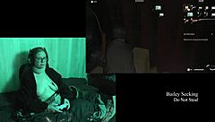 naked fat brunette with big tits plays alan wake 2