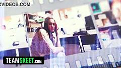 cute mormon girl fucked hard for shoplifting tight pink pussy