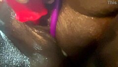 craving this curvy black beauty's homemade emergency candy closeup?