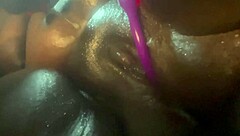 craving this curvy black beauty's homemade emergency candy closeup?