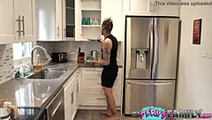 Pranking Big Titty Stepsis Ends in Rough Pounding