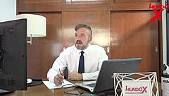 A cock sucking might sway the boss's decision teasingly