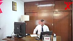 A cock sucking might sway the boss's decision teasingly