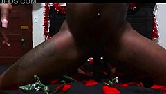 Lola Black shakes ass in sexy Valentine's striptease