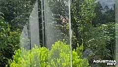 Curvy young latina begs for anal creampie on huge tits