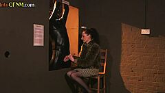 femdoms dominate gimps with handjobs and bjs