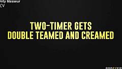 scarlit scandal double teamed deepthroated and creamed hard